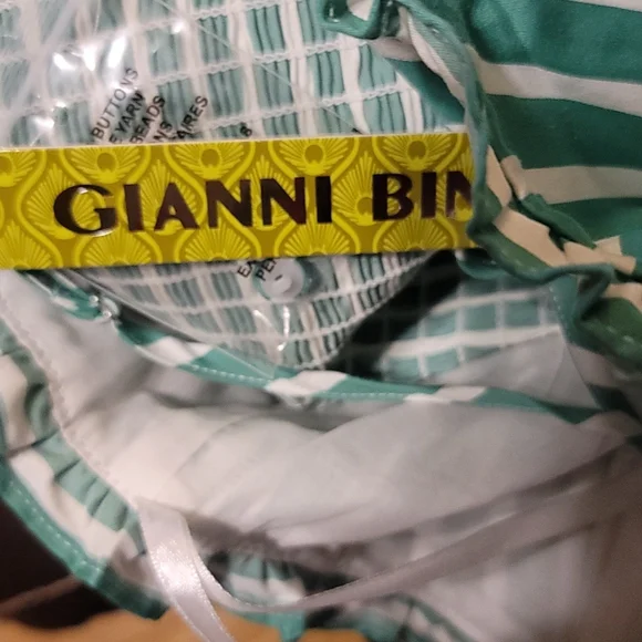 NWT Gianni Bini summer emerald green top large - Picture 7 of 7